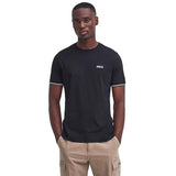 Barbour International Men's Philip Tipped Cuff Cotton T-Shirt In Black