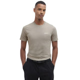 Barbour International Men's Small Logo T-Shirt In Concrete