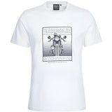 Barbour International Men's Track Graphic T-Shirt In Whisper White