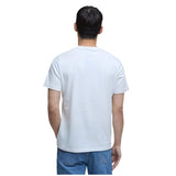 Barbour International Men's Track Graphic T-Shirt In Whisper White