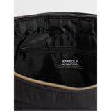 Barbour International Monaco Quilt Logo Tote Bag In Black