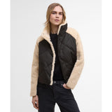 Barbour International Osaka Quilted Jacket In Black/Jasmine