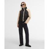 Barbour International Osaka Quilted Jacket In Black/Jasmine