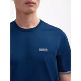 Barbour International Philip Tipped Cuff T-Shirt in Moonlit Ocean