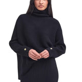 Barbour International Roberta Knitted Jumper In Black