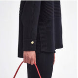 Barbour International Roberta Knitted Jumper In Black