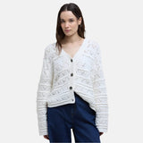 Barbour Isla Cardigan In Cloud