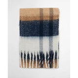 Barbour Isla Tartan Boucle Scarf In Hessian Tartan