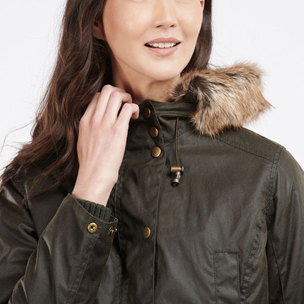 Barbour kelsall hotsell waxed jacket olive