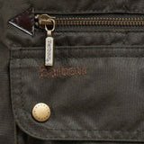Barbour Kelsall Waxed Cotton Parka Jacket in Olive