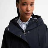 Barbour Kingswood Showerproof Jacket In Navy Gingham
