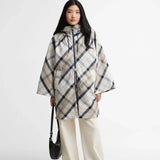 Barbour Kinsale Tartan Showerproof Cape Navy Tartan