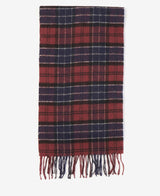 Barbour Lambswool Tartan Scarf Cordovan