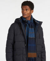 Barbour Lambswool Tartan Scarf Midnight