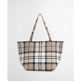 Barbour Layla Tartan Large Tote Bag Rosewood Tartan