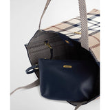 Barbour Layla Tartan Large Tote Bag Rosewood Tartan