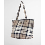 Barbour Layla Tartan Large Tote Bag Rosewood Tartan