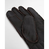 Barbour Leather Utility Gloves In Brown