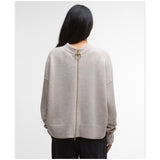 Barbour Leonie Knitted Jumper In Natural