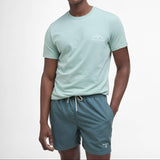 Barbour Logo Swim Shorts Vintage Teal