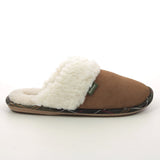 Barbour Lydia Mule Camel Suede Slippers