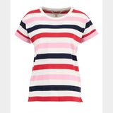 Barbour Lyndale T-Shirt In Poppy Red