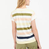 Barbour Lyndale Top Buttermilk Multi Light