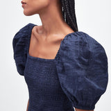 Barbour Macy Midi Dress In Navy