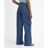 Barbour Maisie Wide-Leg Jeans In Authentic Blue