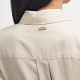 Barbour Margaret Shirt Dress in Beige