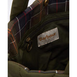 Barbour Mariah Quilted Tote Bag In Olive