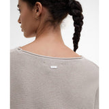 Barbour Marine Crew Neck Jumper In Light Sand