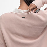 Barbour Marine Knitted Jumper In Primrose Pink