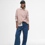 Barbour Marine Knitted Jumper In Primrose Pink