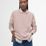 Barbour Marine Knitted Jumper In Primrose Pink