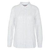 Barbour Marine Shirt In Chambray Stripe