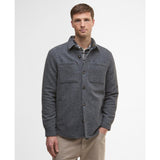 Barbour Marlow Tailored Overshirt In Dark Grey Marl