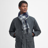 Barbour Men's Barbour Galston Tartan Scarf In Blue Granite