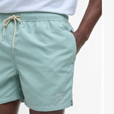 Barbour Men's Barbour Staple Logo 5' Swim Shorts In Pale Apple