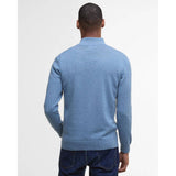Barbour Men's Cotton Half Zip Jumper in Blue Stone