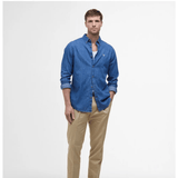 Barbour Men's Crest Tailored Fit Shirt Chambray