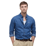 Barbour Men's Crest Tailored Fit Shirt Chambray