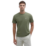 Barbour Men's Essential Sports T-shirt In Burnt Olive