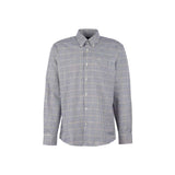 Barbour Men's Henderson Regular Thermo Weave Checked Shirt In Whisper White