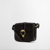 Barbour Mini Rosa Leather Crossbody Bag Black