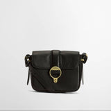 Barbour Mini Rosa Leather Crossbody Bag Black