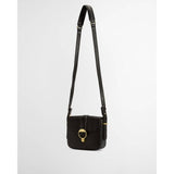 Barbour Mini Rosa Leather Crossbody Bag Black