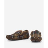 Barbour Monty Slippers In Classic Tartan