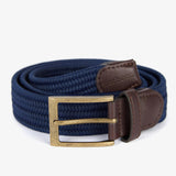 Barbour Nevis Webbing Stretch Belt in Classic Navy