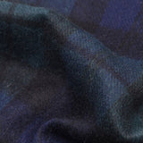 Barbour New Check Tartan Scarf In Black Watch